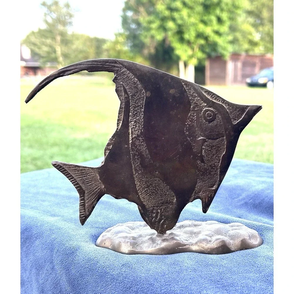 Brass Salt Water Angel Fish